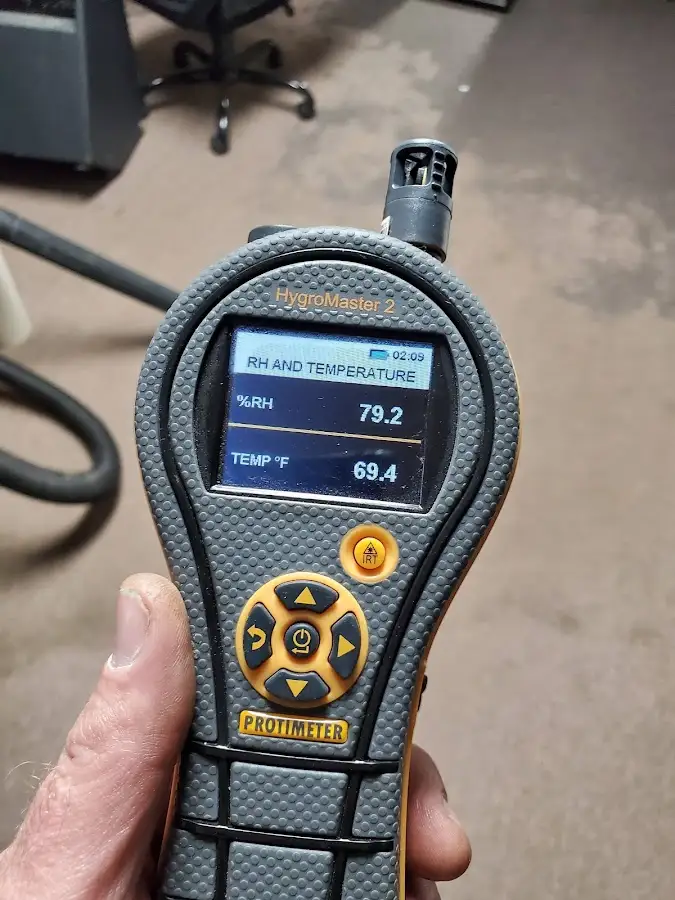 Moisture meter humidity assessment for Fire & Smoke Damage Restoration in Bellevue